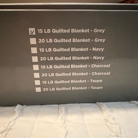 BlanQuil Quilted Weighted Blanket (15lb) - Picture 2 of 6